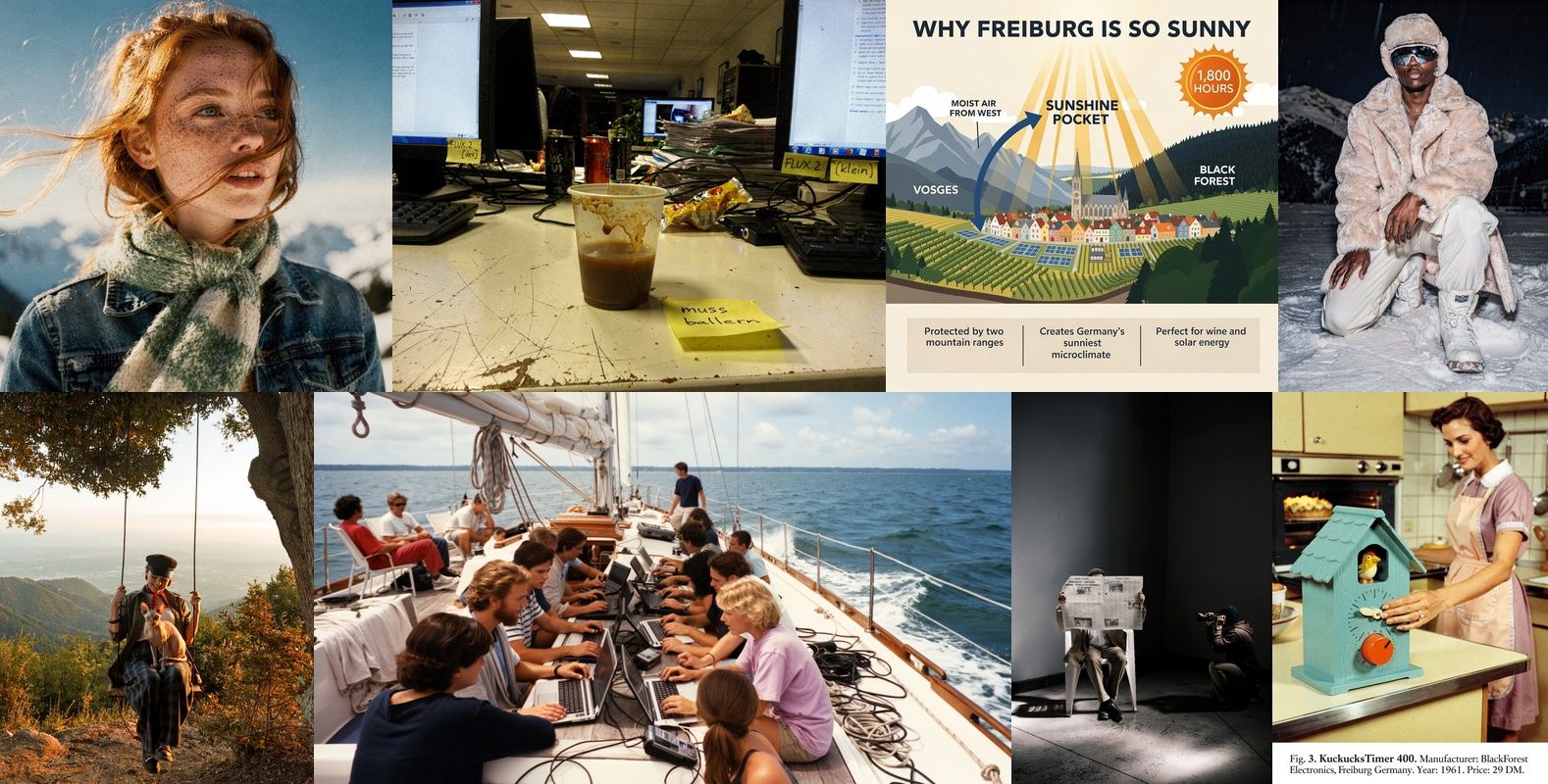 FLUX.2 output versatility — different styles and subjects