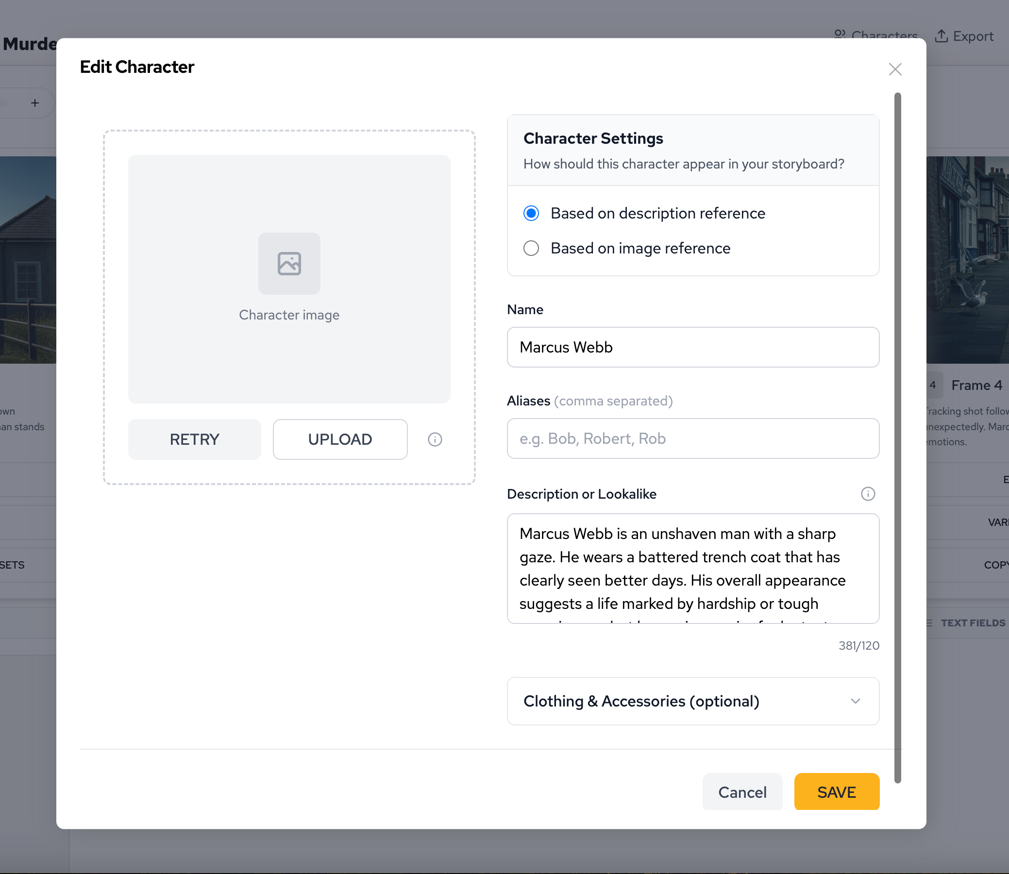 Individual scene art design configuration in LlamaGen allowing per-shot creative control
