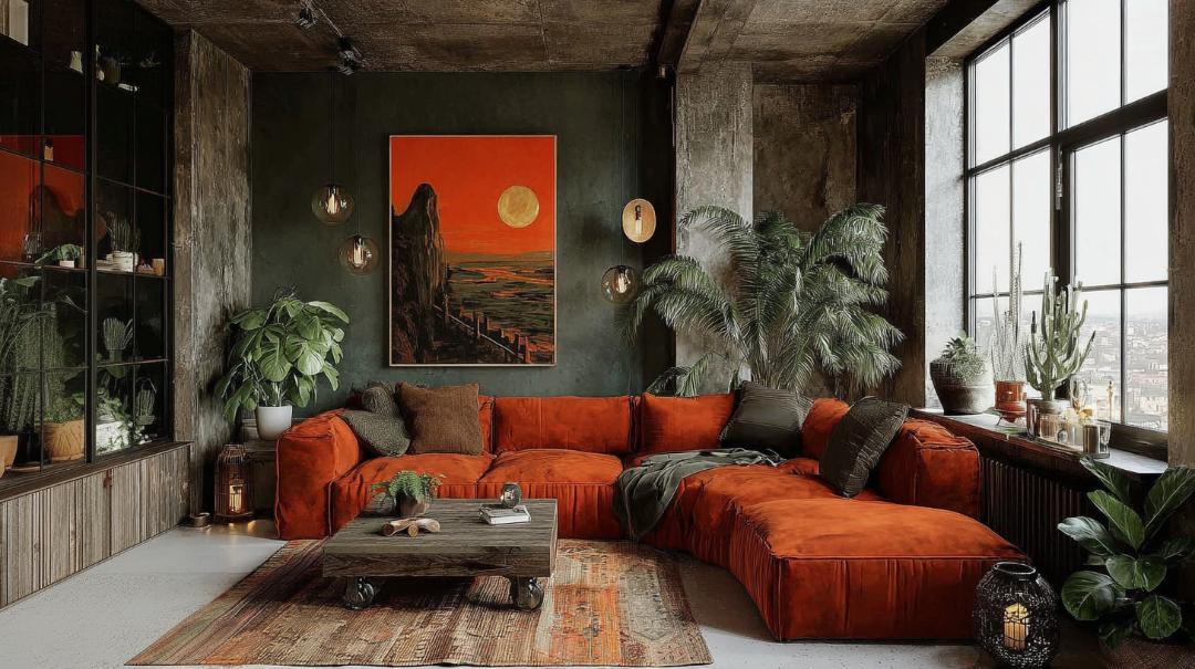 Photorealistic AI-generated living room scene from World Labs Marble