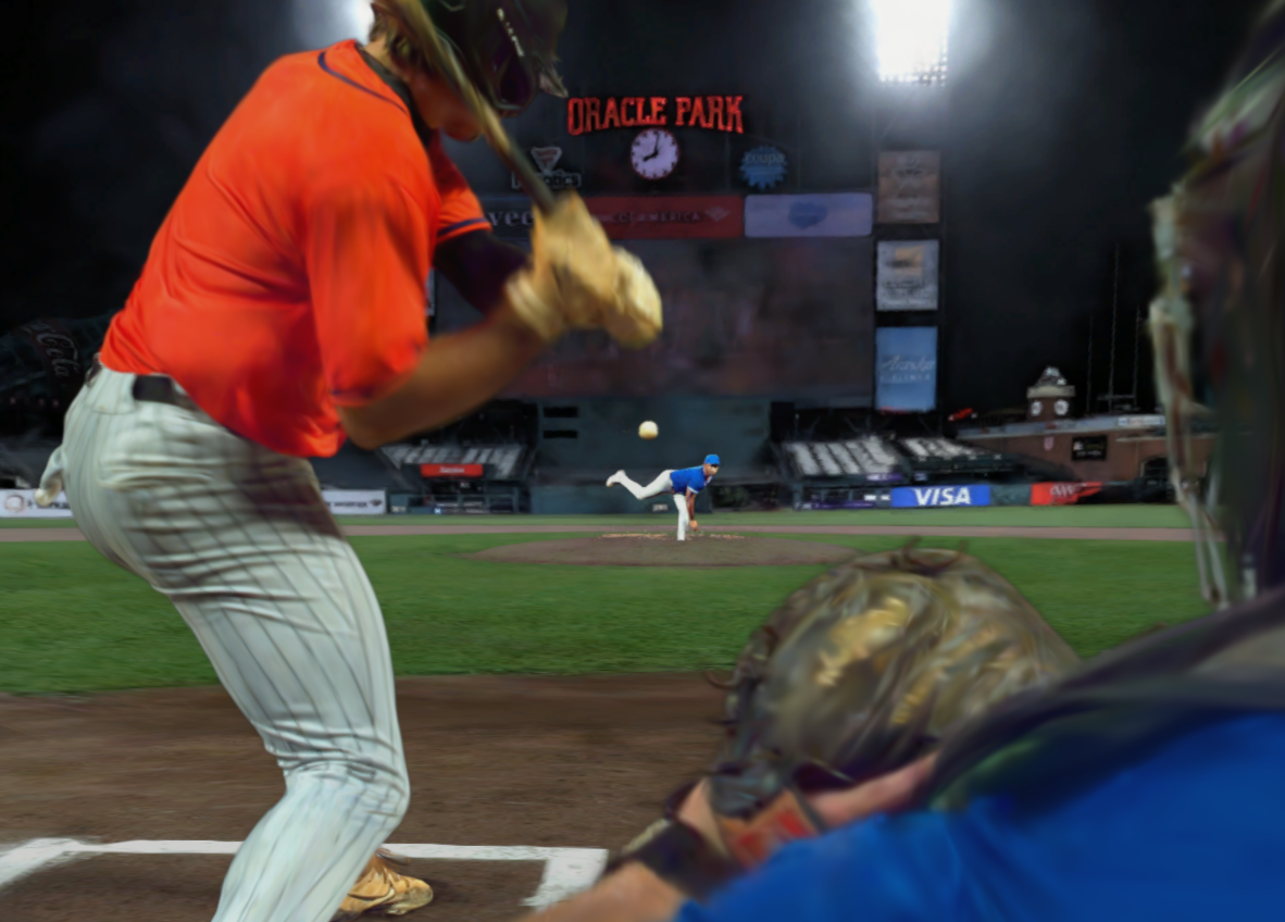 Arcturus Studios impossible camera angle — 4D Gaussian Splatting live sports replay