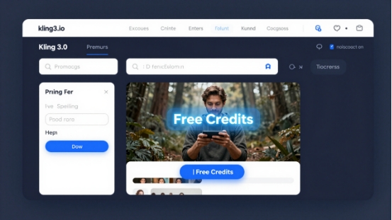 Kling 3.0 interface — clean, powerful, and accessible