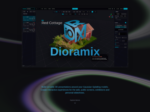 Dioramix — Olli Huttunen Just Built the Storytelling Tool Gaussian Splats Have Been Begging For