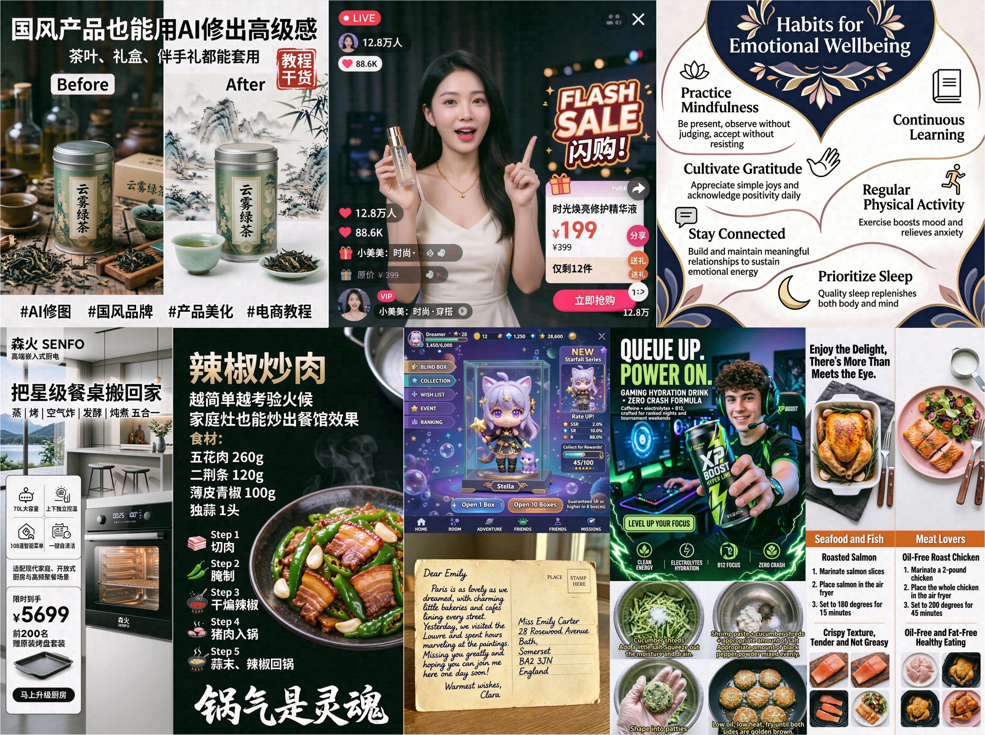 HiDream-O1-Image rendering long, multi-region multilingual text inside layouts