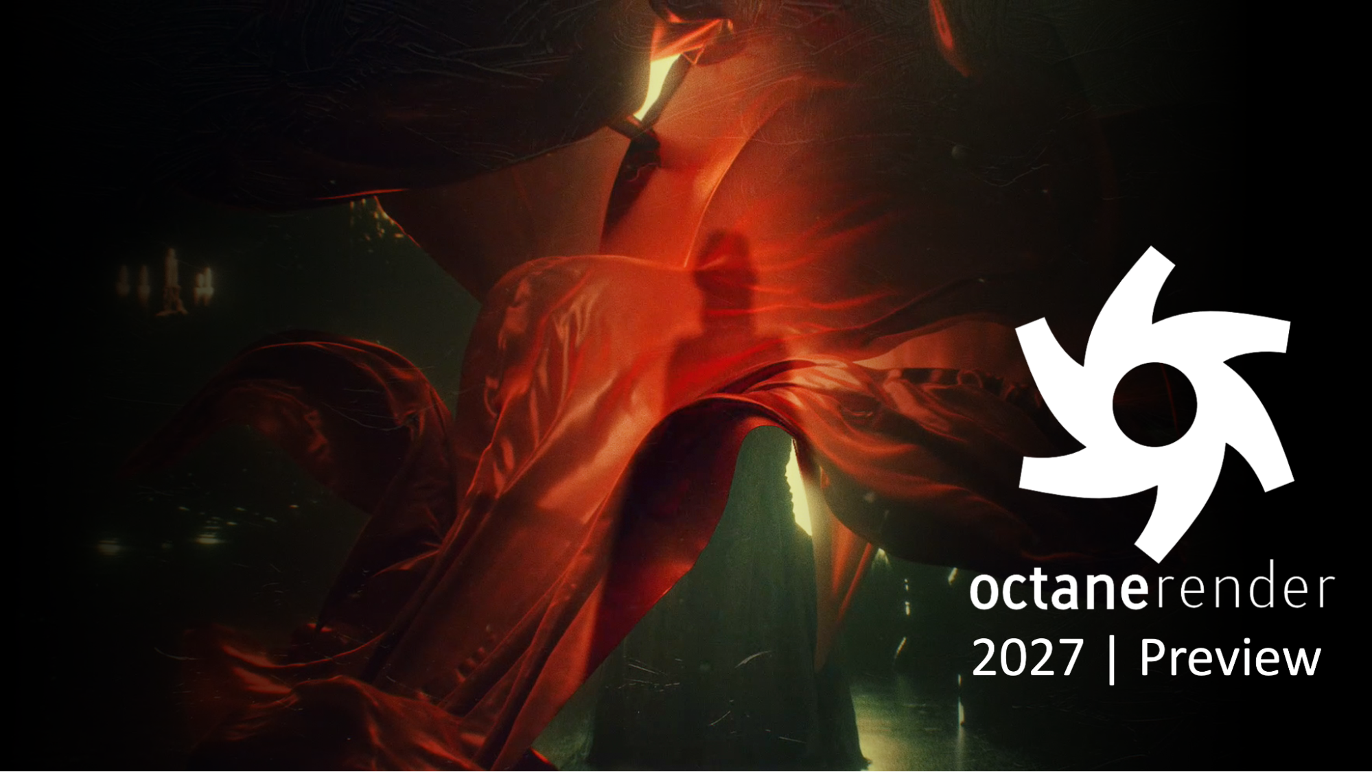 OctaneRender 2027 roadmap teaser — neural rendering, 4D Gaussian splat generation, generative PBR
