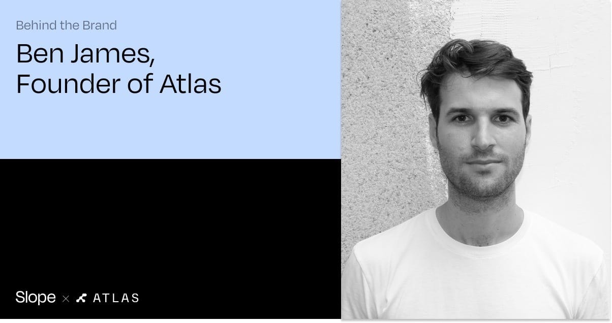 Portrait of Ben James, founder of Atlas and 404-GEN