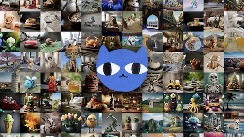 CAT3D generating a full 3D scene from a small set of input images