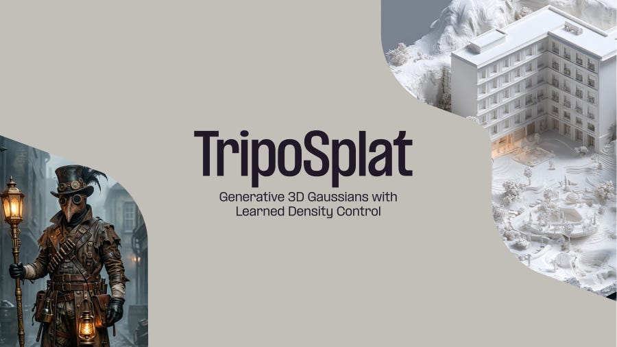ComfyUI announcement of native 3D Gaussian splat support