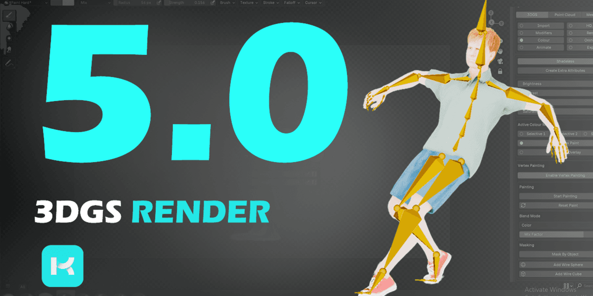 Relighting a captured Gaussian splat scene