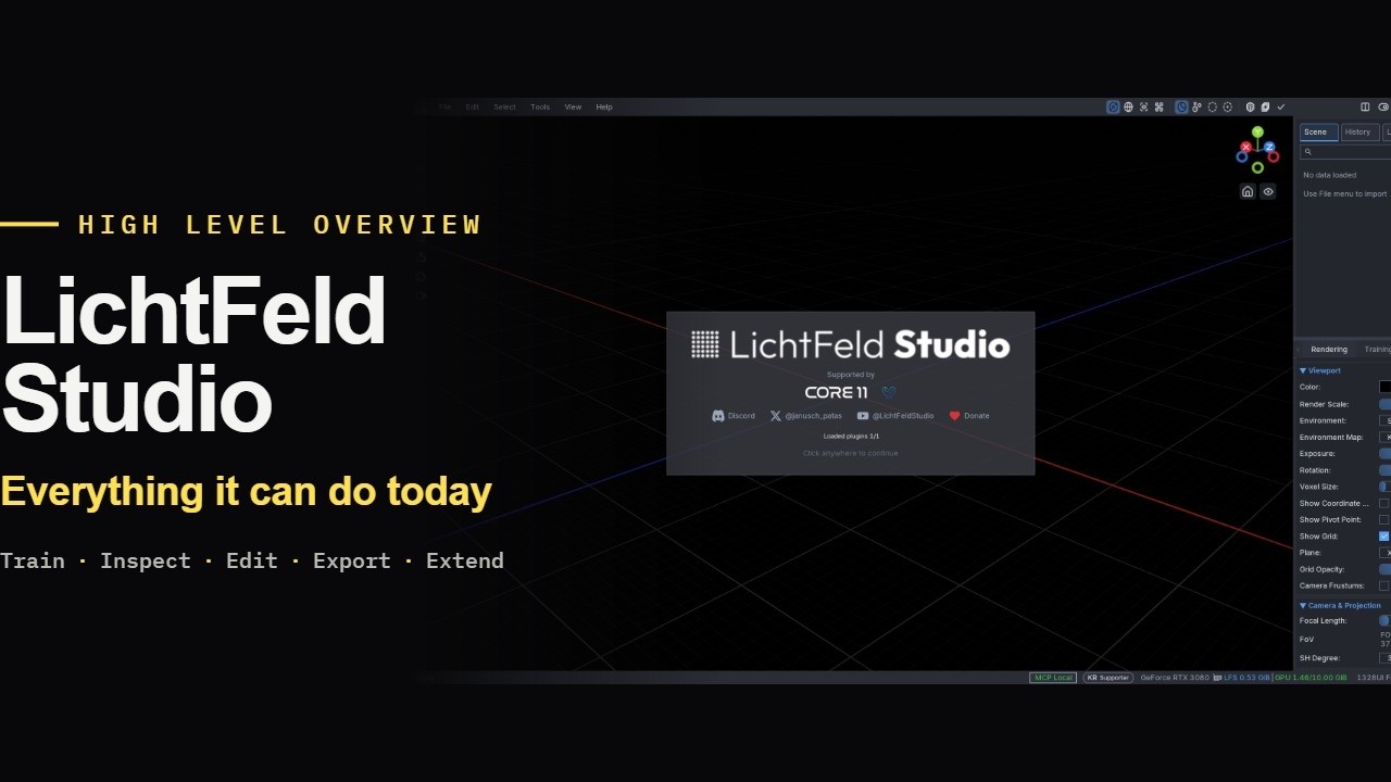 Thumbnail from the LichtFeld Studio demonstration video