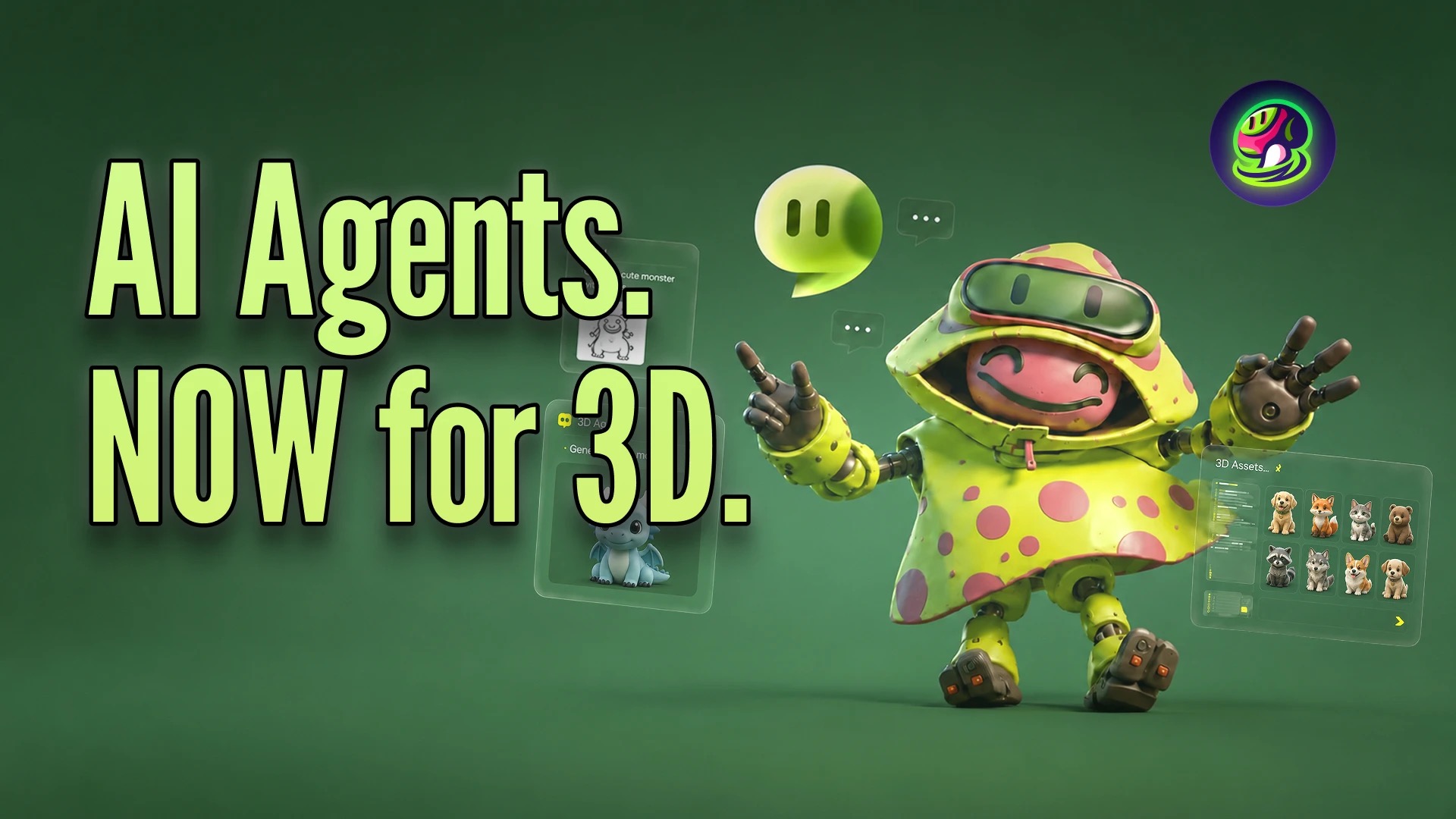 Meshy 3D Agent cover art