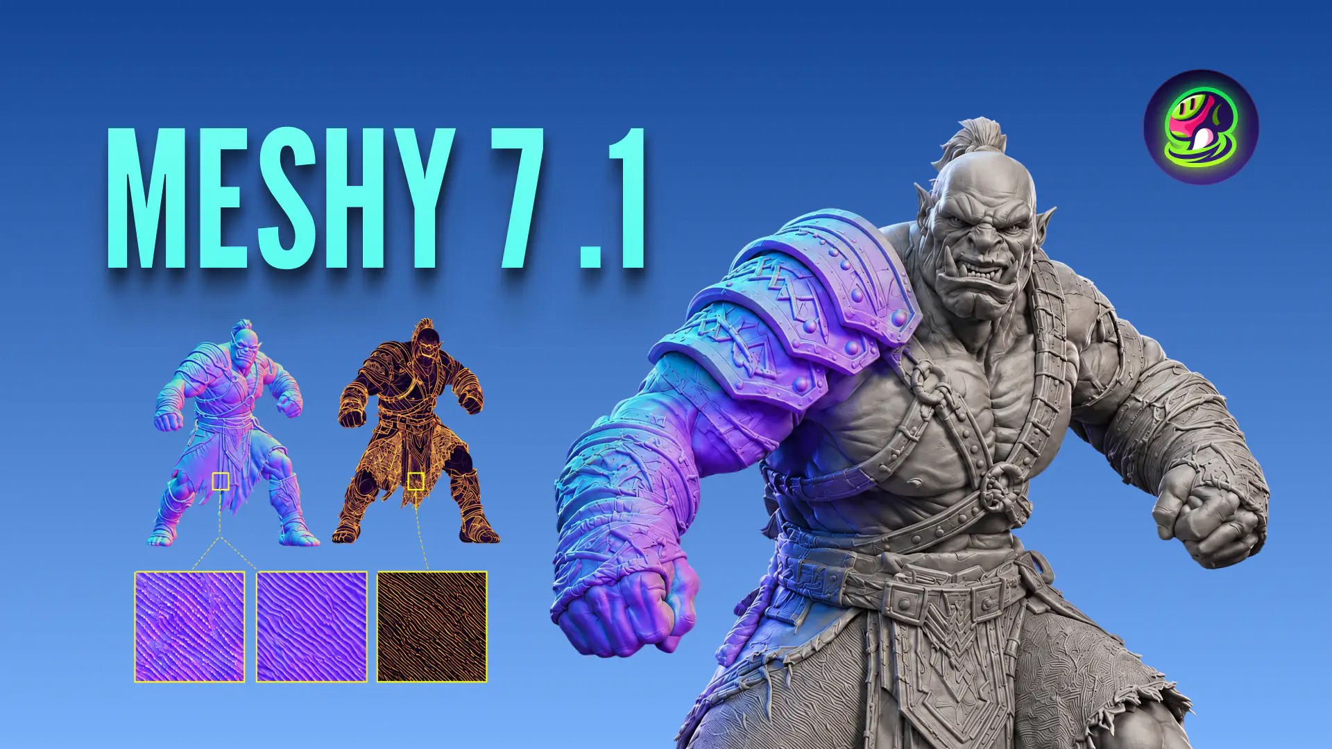 Meshy 7.1 launch cover art