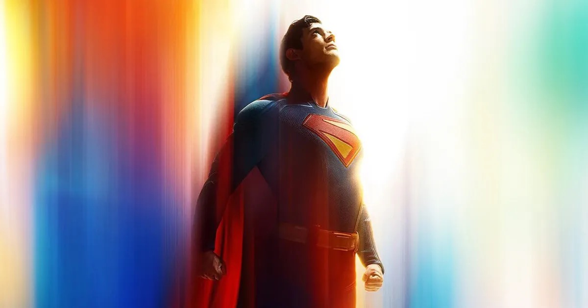 Still from Superman showing the Kryptonian hologram effect